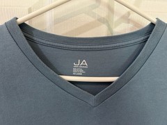 John Ashford Men’s V Neck Blue Size XXL Cotton T-Shirt Relaxed Fit EUC!