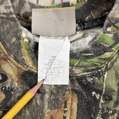 Mossy Oak Obsession Shirt Mens XL Green Camo Long Sleeve Hunting Outdoor Tee
