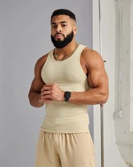Men’s A-shirt Lot Tank Top Cotton Wife Beater Ribbed Undershirt Gym Singlet Body