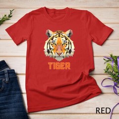 Cool Geometric Bengal Indian Tiger Face Sweatshirt Cat Gift Unisex T-shirt