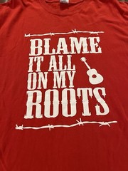 Blame It All On My Roots Country Band Shirt – Size XXL