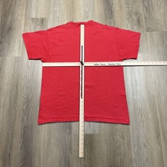 Vintage Chaz Monkey Face Shirt Mens XL Red Fruit of the Loom Graphic Tee 90s