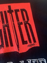 Vtg Slaughter Wild Side T Shirt XL 1992 CD Radio Release Party 90s Band Metal
