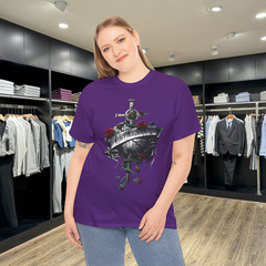 Restless Heart Gothic Cross Rose Graphic T-Shirt