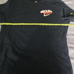 Nike Shirt Mens Large Black Sole Food Burger Graphic Nike Tee 100% Cotton