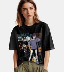 Dandadan T-shirt Okarun Shirt Momo Seiko Ayase Top Aira Turbo Granny Unisex Tee