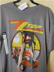 NWT- ZZ TOP Legs Hot Rod T-Shirt Classic Rock Band Gray
