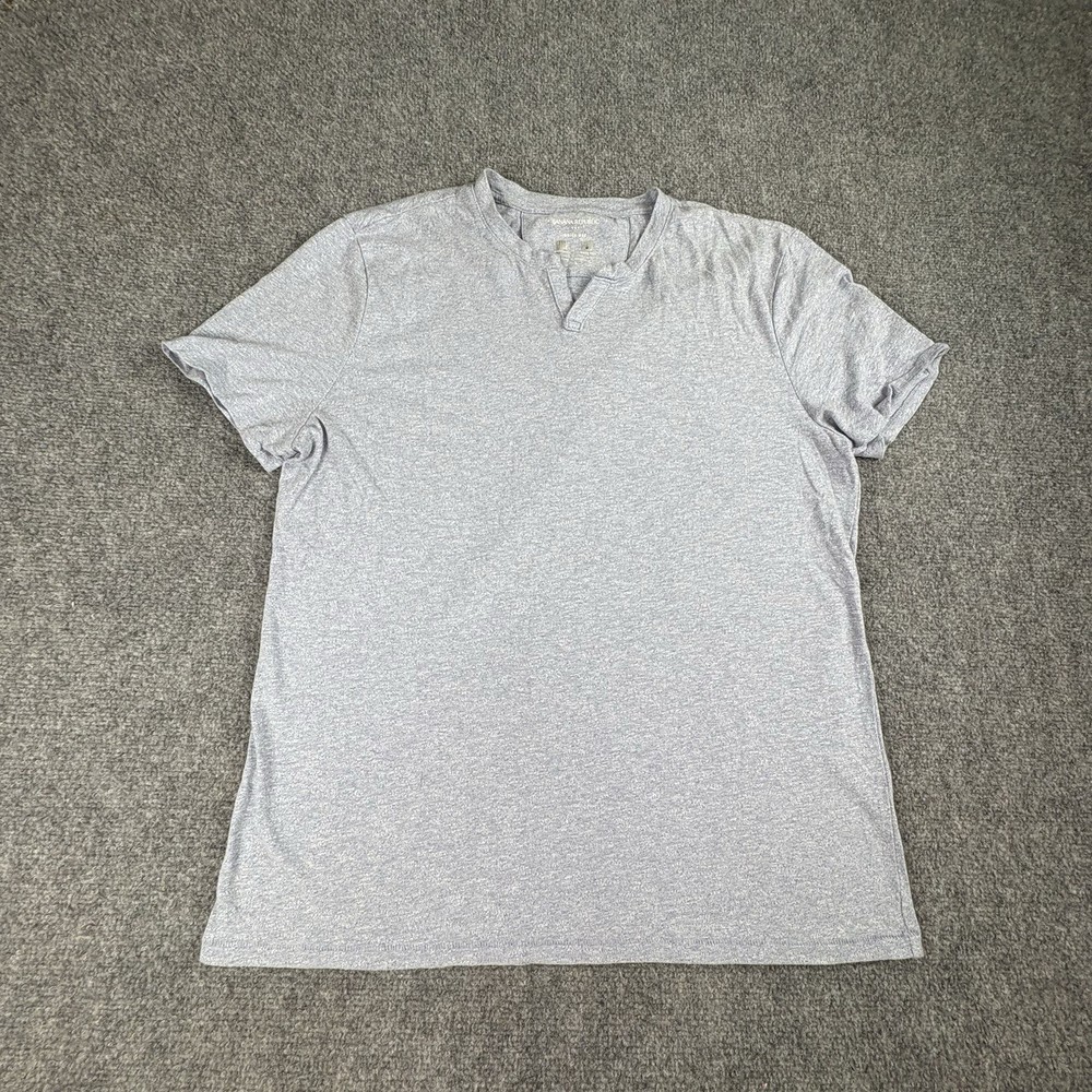 Banana Republic Quick Dry Shirt Men L Blue Breathable Athletic Minimalist Tee