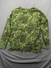 Nike Green Camo WVU Long Sleeve T-Shirt Men’s Large West Virginia Military