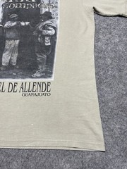 Salud Compadre San Miguel de Allende Beige Medium Shirt Distressed Mexico VTG