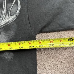 Vintage Springhill Double-Sided Deer Nature Graphic Print Size Small Black