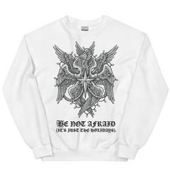 Be Not Afraid T-Shirt Seraphim Angel Biblically Christmas Horror Sweatshirt