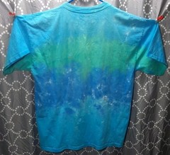 Rare Graphic THE BEATLES Yellow Submarine-Liquid Blue Tag Tie Dye ShIrt Size XL