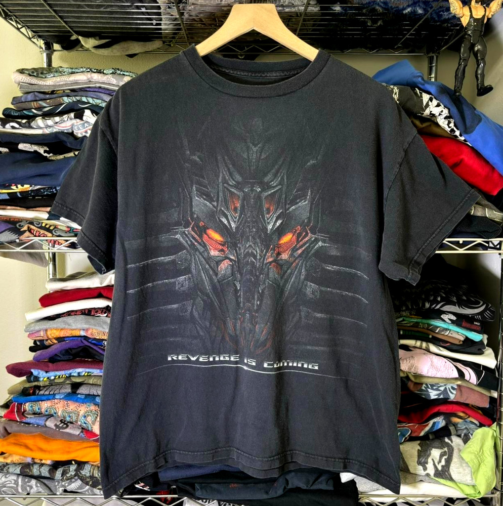 Transformers Movie Promo T-Shirt Vintage Graphic Film Tee Unisex S-5XL