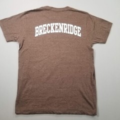 Breckenridge Colorado Ski Resort Mountain T Shirt Men S Rasta Trefoil Logo Vtg