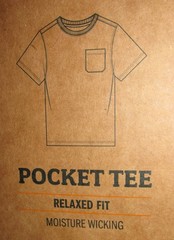Mens Brahma Relaxed Fit Pocket Tees (2 PACK) Size Small 34-36 BRAND NEW UNOPENED