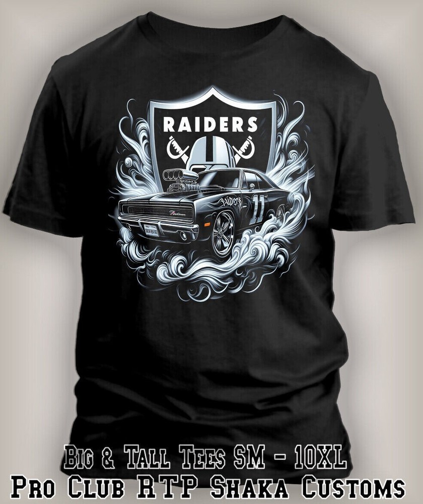 Mens BIG & Tall 10XL PRO CLUB HEAVY WEIGHT Raider Mucle Tee Car SHIRT