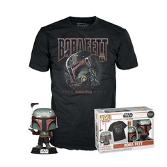 Funko Pop Tees Boba Fett Box Set Star Wars Mandalorian Size S New