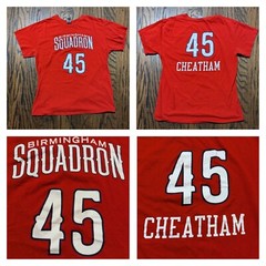 Zylan Cheatham # 45 Birmingham Squadron Red T SHIRT (Large) NBA G League