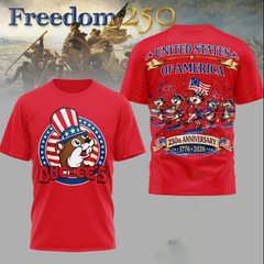 Buc-ees 250th Anniversary America, 250th years of Freedom – All Over Shirt