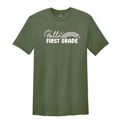 Hello First Grade Shirt, Back To School Shirt, Cute Back To School Shirt, Tie Dy