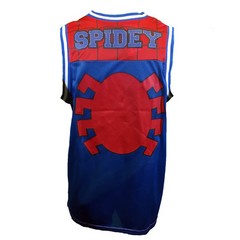 MARVEL SPIDERMAN Mens Basketball Jersey L XL 2XL SPIDEY COMICS Apparel Tank NEW