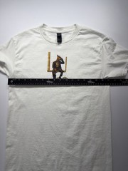 Benito Bowl T Shirt Football Inspired White Mens Small Preowned
