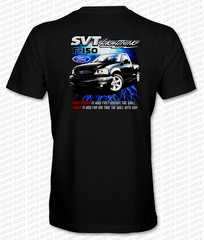 Ford SVT Lightning 2001-2002 Black Truck Full Color DTG PRINTED T-Shirt