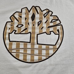 Timberland Shirt Mens Large White Tree Logo Graphic Tee T-Shirt Streetwear