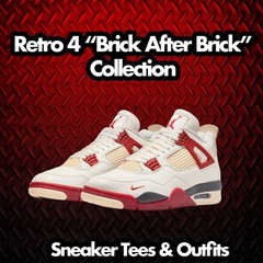 SAIL Shirt To Match Jordan 4 Brick After Brick Sneakers – Wall Tees