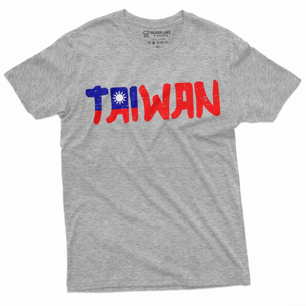 Men’s Taiwan T-shirt Taiwanese flag coat of arms mens shirts Taiwan tee