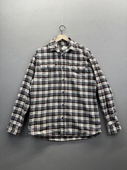 Jachs Mens Beige Plaid Shirt Collared Button Down Long Sleeve Size Large