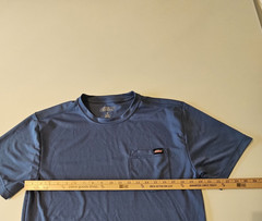 Genuine Dickies Men’s Performance Pocket T-Shirt Blue Size Medium M Short Sleeve