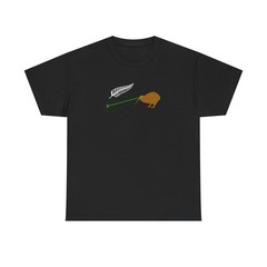 Laser Kiwi Alternative New Zealand Flag T-Shirt – NZ Tee Gift Silver Fern Expat