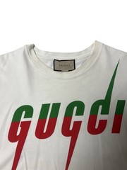 Gucci Logo Graphic T Shirt White Green Red Made In Italy Mens XXXL 3XL