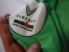 FC6 Viewsport Neon lime green Little Debbie Ironman Volunteer Shirt Sz Lg