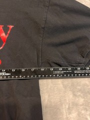 Vintage Hockey Is Life Graphic T-Shirt Youth XL Black