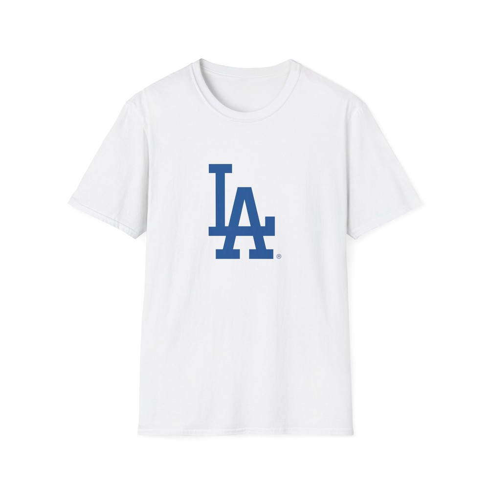 Los Angeles Dodgers Softstyle T-Shirt Baseball Playoffs Unisex Black Blue White