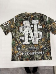 ROMWE T-Shirt Street Life Men’s M 88 Number Branches Short Sleeve Jersey Camo