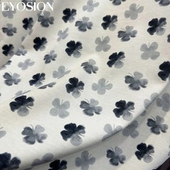 Men’s Floral Print Short Sleeve Cotton T-Shirt Casual Retro Round Neck Tee