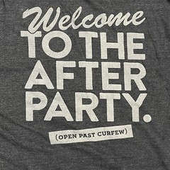 Taco Bell Work T Shirt Employee After Party Open Past Curfew Quote Grey Medium