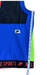 Nike Therma Sleveless Hooded Training Top Size M Blue Multi Color CD5716 480