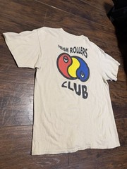 ALAB Men’s Beige High Rollers Club Graphic Print Cotton Knit T-Shirt Size L