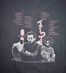 Vintage Elvis Costello Shirt Size S The Attractions Punch the Clock Tour 80s