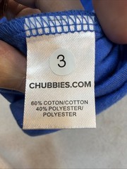 Chubbies Mens Tank Top Size XXL Blue The Weekend Has Arrived Palm Trees