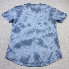 BYLT Tie-Dye Gym T-Shirt Mens Large Blue Relaxed Graphic Crew Neck Stretch
