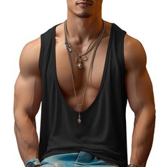 Quality Fabric Mens Casual Sleeveless Vest Ideal for Outdoor Activities