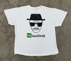 Breaking Bad Heisenberg Shirt Mens XL White Graphic Tee Walter White 2023