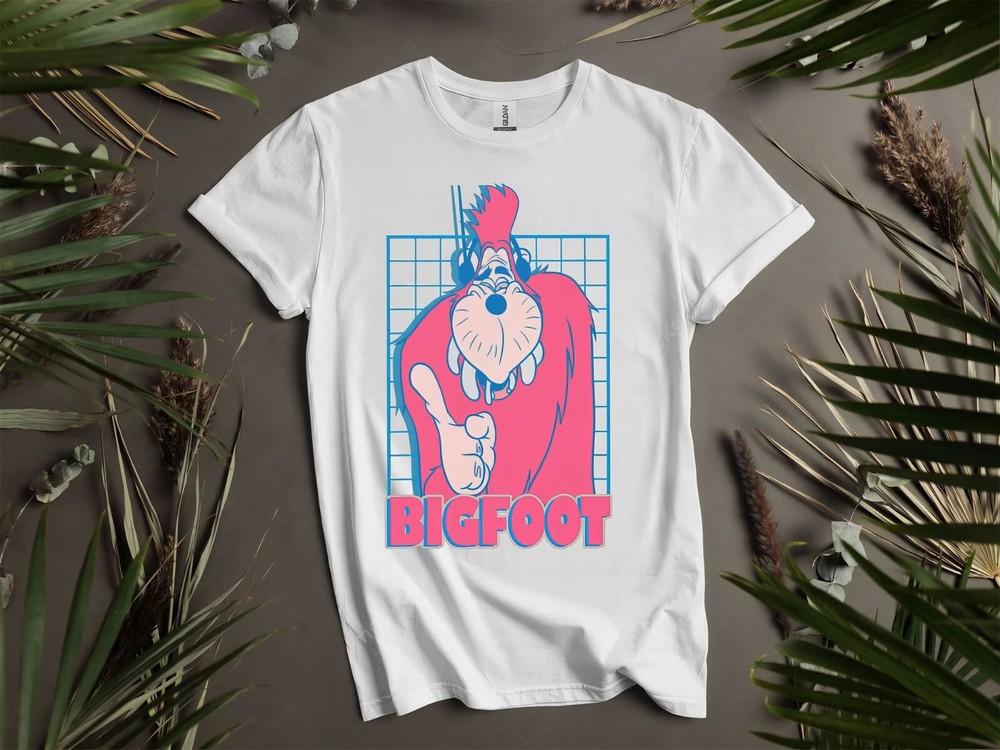 Funny Disney A Goofy Movie Bigfoot T-shirt T shirt Men Women Unisex Tshirt K469