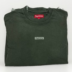 SUPREME T-Shirt OVERPRINT BOX LOGO S/S Top SS24 Green MEDIUM 100% COTTON